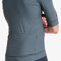 Velo Full-zip Cycling Jersey Herren Turbulence Blue