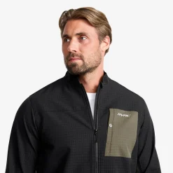 Venture Wind Overshirt Herren Black/Forest Night