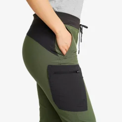 Verge Stretch Cargo Pants Damen Thyme/Anthracite