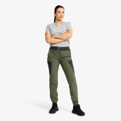Verge Stretch Cargo Pants Damen Thyme/Anthracite