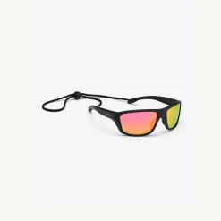 Virgo Polarized Sports Sunglasses Black/Pink Coral