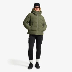 Voight Puffer Jacket Damen Kambaba Green
