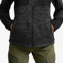 Wander Pro Wool Hoodie Damen Anthracite