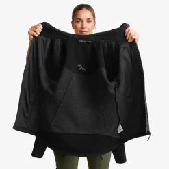 Wander Pro Wool Hoodie Damen Anthracite