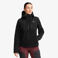 Wander Pro Wool Hoodie Damen Charcoal Black