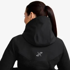 Wander Pro Wool Hoodie Damen Charcoal Black