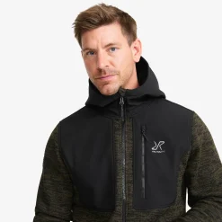 Wander Pro Wool Hoodie Herren Dark Olive