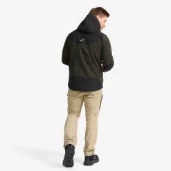 Wander Pro Wool Hoodie Herren Dark Olive