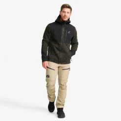Wander Pro Wool Hoodie Herren Dark Olive