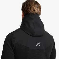 Wander Pro Wool Hoodie Herren Charcoal Black
