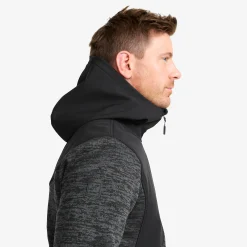 Wander Pro Wool Hoodie Herren Anthracite