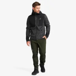 Wander Pro Wool Hoodie Herren Anthracite