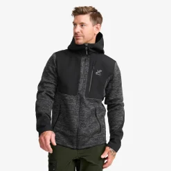 Wander Pro Wool Hoodie Herren Anthracite