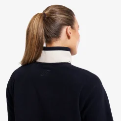 Woodland Half-zip Fleece Damen Black