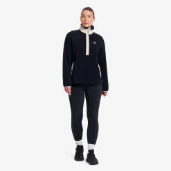 Woodland Half-zip Fleece Damen Black