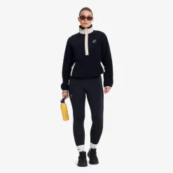 Woodland Half-zip Fleece Damen Black