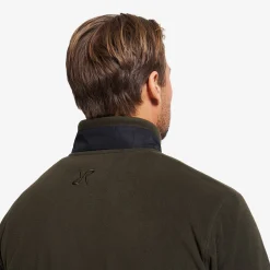 Woodland Half-zip Fleece Herren Forest Night/Kalamata