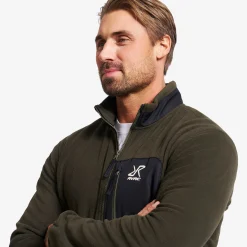 Woodland Half-zip Fleece Herren Forest Night/Kalamata