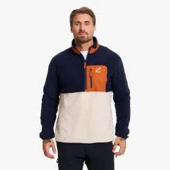 Woodland Half-zip Fleece Herren Deep Navy/Peyote