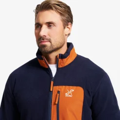 Woodland Half-zip Fleece Herren Deep Navy/Peyote