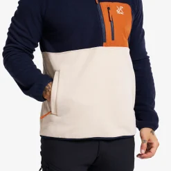 Woodland Half-zip Fleece Herren Deep Navy/Peyote