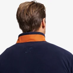 Woodland Half-zip Fleece Herren Deep Navy/Peyote