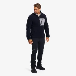 Woodland Half-zip Fleece Herren Black