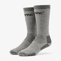 Wool Mid Terry Sock Grey Melange