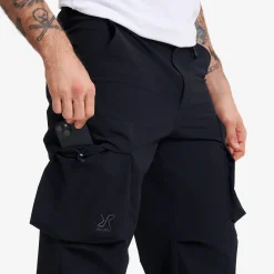 Zenith Wide Leg Cargo Pants Herren Black