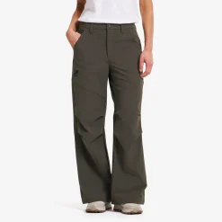 Zenith Wide Leg Pants Damen Moss Gray