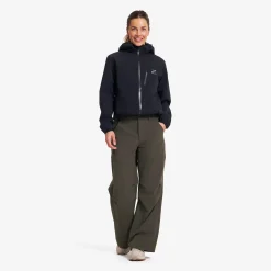Zenith Wide Leg Pants Damen Moss Gray